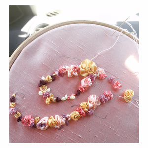 ribbonwork silk ribbon embroidery by ppois